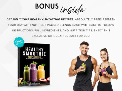 The Ultimate Fitness Bundle All In One Fitness Toolkit : Meal Ideas, Planners & Trackers (with Reseller Rights)