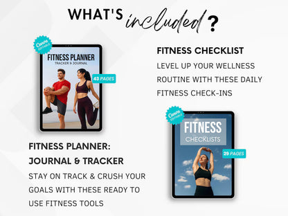 The Ultimate Fitness Bundle All In One Fitness Toolkit : Meal Ideas, Planners & Trackers (with Reseller Rights)